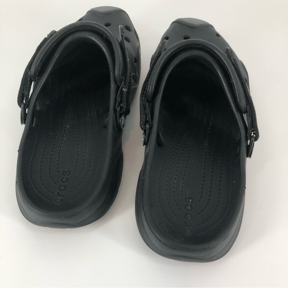 Mens Black Crocs Size 11 - Picture 3 of 6